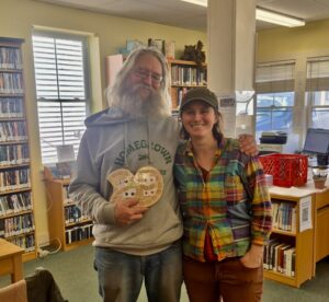 Photo of competitors in the final round Peter Beckford and Annalisa Miller